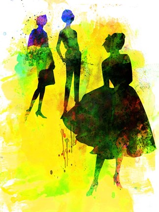 Framed Fashion Models 2 Print