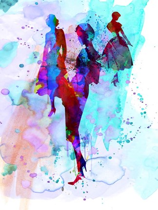 Framed Fashion Models 7 Print