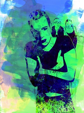 Framed Trainspotting Watercolor 2 Print