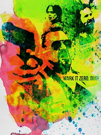 Framed Walter Watercolor Print