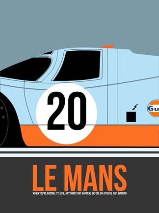 Framed Le Mans 2 Print