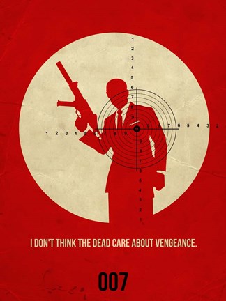 Framed James Red 1 Print