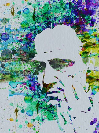 Framed Godfather Watercolor Print