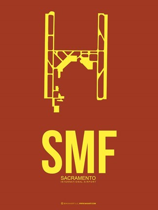 Framed SMF Sacramento 1 Print