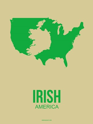 Framed Irish America 2 Print