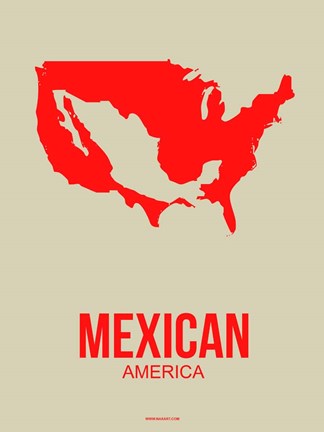 Framed Mexican America 1 Print