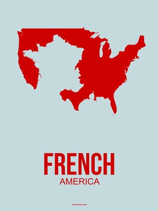 Framed French America 1 Print