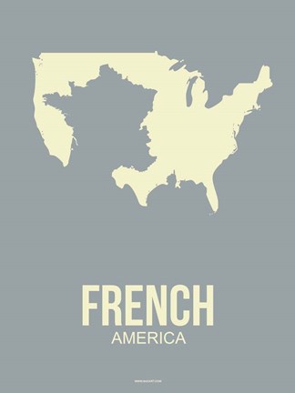 Framed French America 3 Print