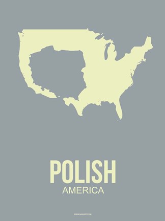 Framed Polish America 1 Print