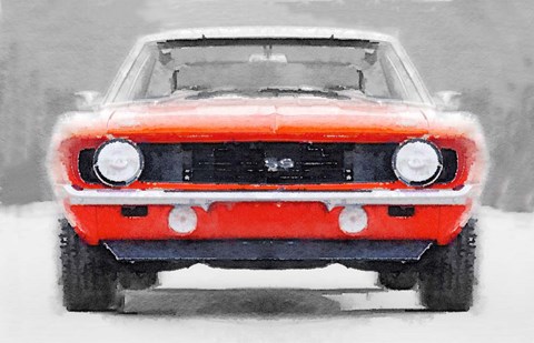 Framed 1968 Chevy Camaro SS Print