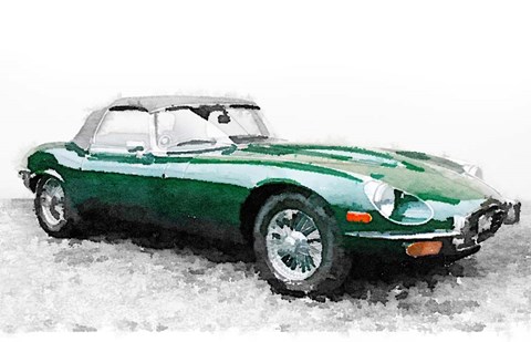 Framed 1961 Jaguar E-Type Print