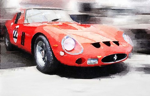 Framed 1962 Ferrari 250 GTO Print