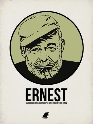 Framed Ernest 2 Print