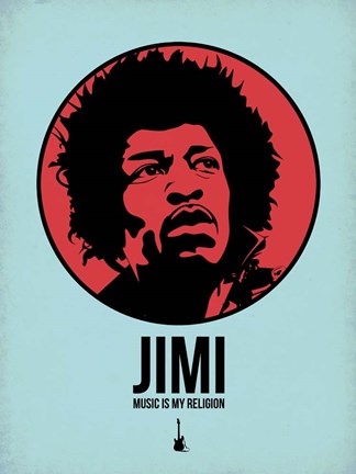 Framed Jimi 2 Print