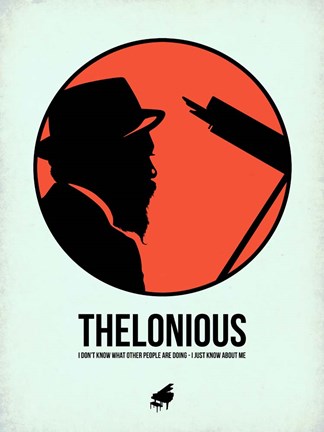 Framed Thelonious 1 Print