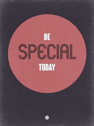 Framed Be Special Today 2 Print