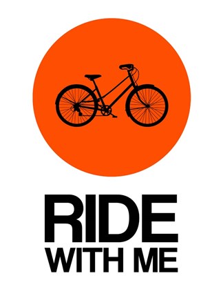 Framed Ride With Me Circle 1 Print