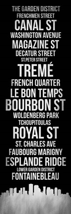 Framed Streets of New Orleans 2 Print