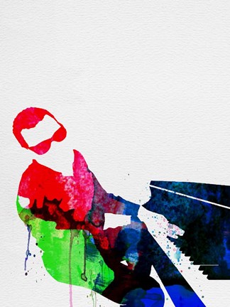 Framed Ray Watercolor Print