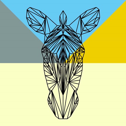 Framed Party Zebra Print