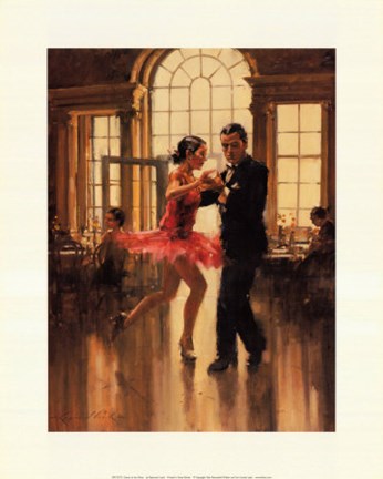 Framed Dance to the Music Print
