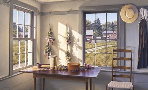 Framed Roses For Autumn Print