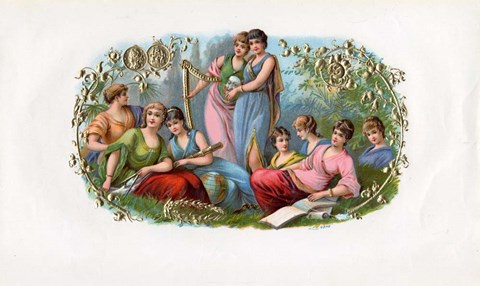 Framed Vintage Cigarl Label IV Print