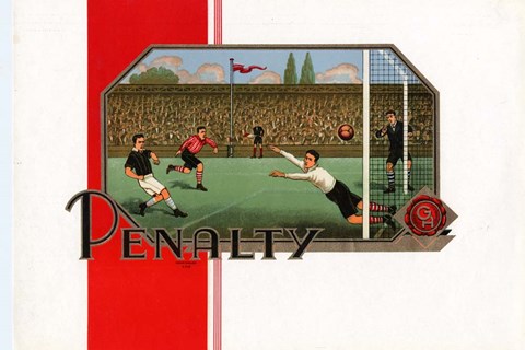 Framed Penalty Print