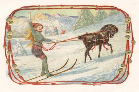 Framed Horse Drawn Print