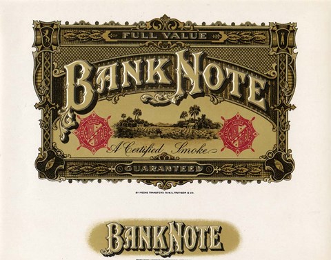 Framed Bank Note Print