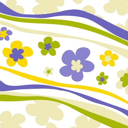 Framed Flower Trail Print