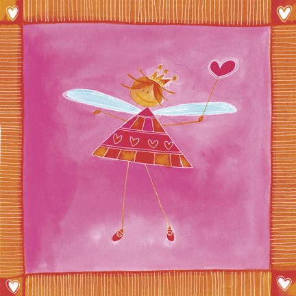 Framed Princess 1 Print