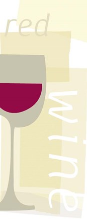 Framed Red Wine Print