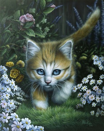 Framed Buttercup 2 Print