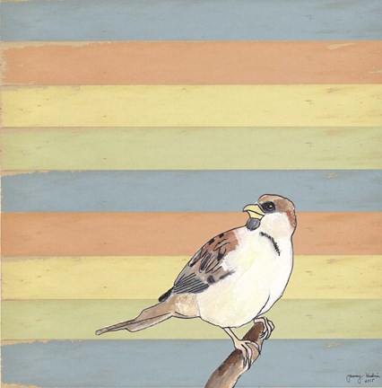 Framed Little Brown Bird Print