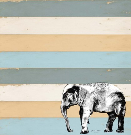 Framed Elephant Print