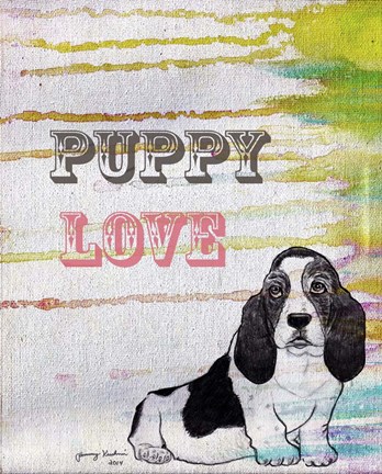 Framed Puppy Love Print