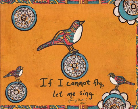 Framed If I Cannot Fly Print