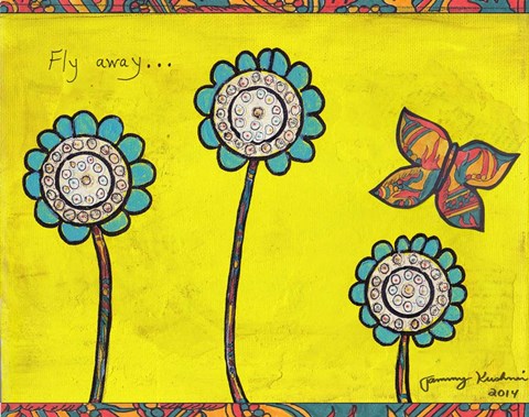 Framed Fly Away Print