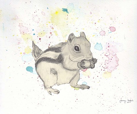Framed Chipmunk Print