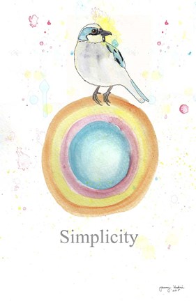 Framed Simplicity 2 Print