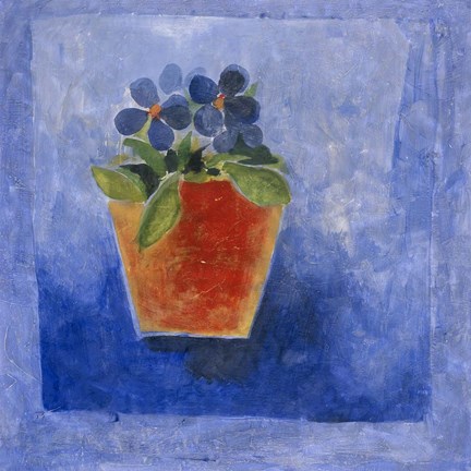 Framed Flower Pot  1 Print