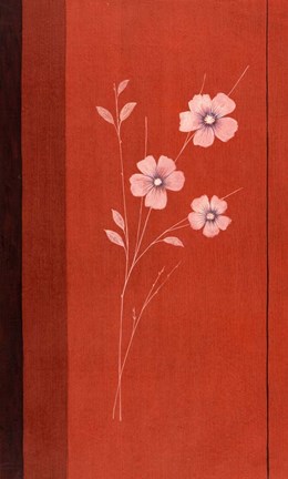 Framed Red Abstract 4 Print