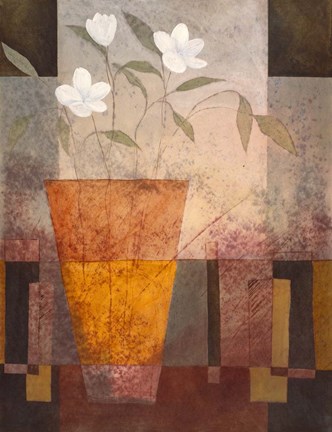 Framed White Passion I Print