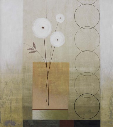 Framed Circles II Print