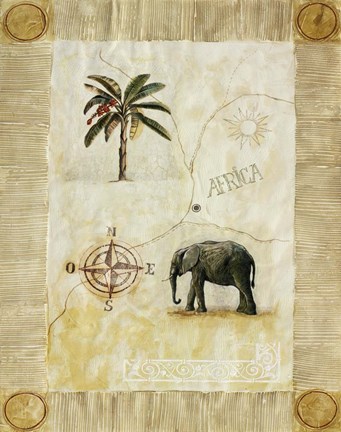 Framed Safari IV Print