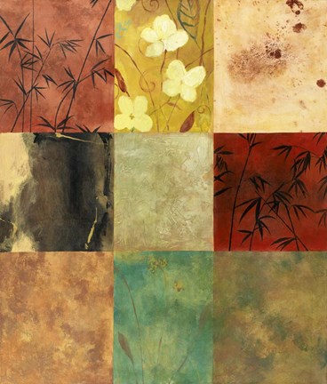 Framed Patchwork 2 Print