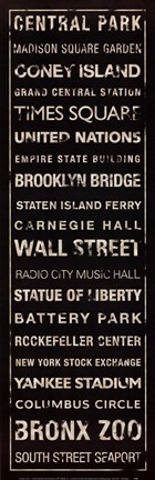 Framed Transit NYC I Print