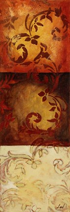 Framed Paisley Panel III Print