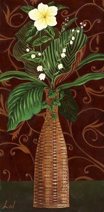 Framed Wicker I Print